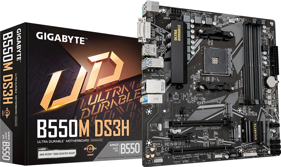 Gigabyte B550M DS3H (Rev. 1.7)